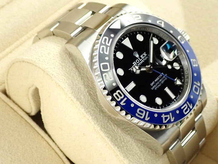 ロレックス GMTマスターII Ref.126710BLNR ステンレススチール ブラック文字盤 オイスターブレスレット