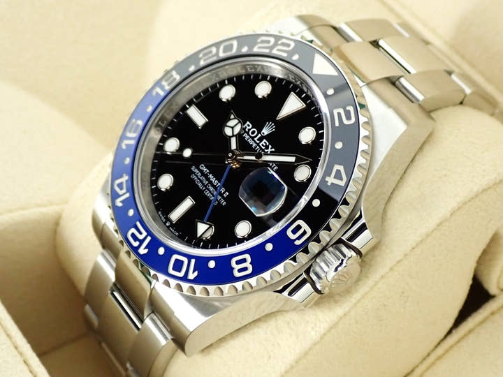 ロレックス GMTマスターII Ref.126710BLNR ステンレススチール ブラック文字盤 オイスターブレスレット