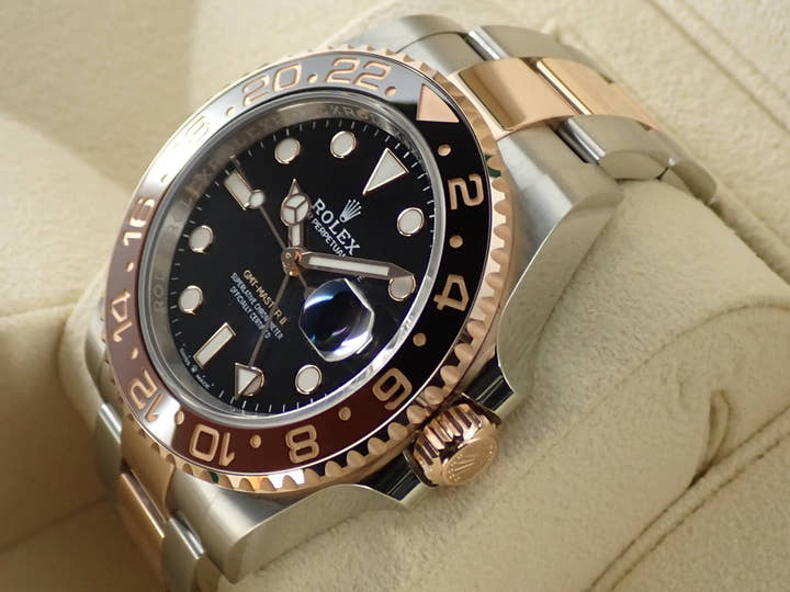 ロレックス GMTマスターII Ref.126711CHNR ステンレススチール/エバーローズゴールド ブラック文字盤 オイスターブレスレット オイスターブレスレット
