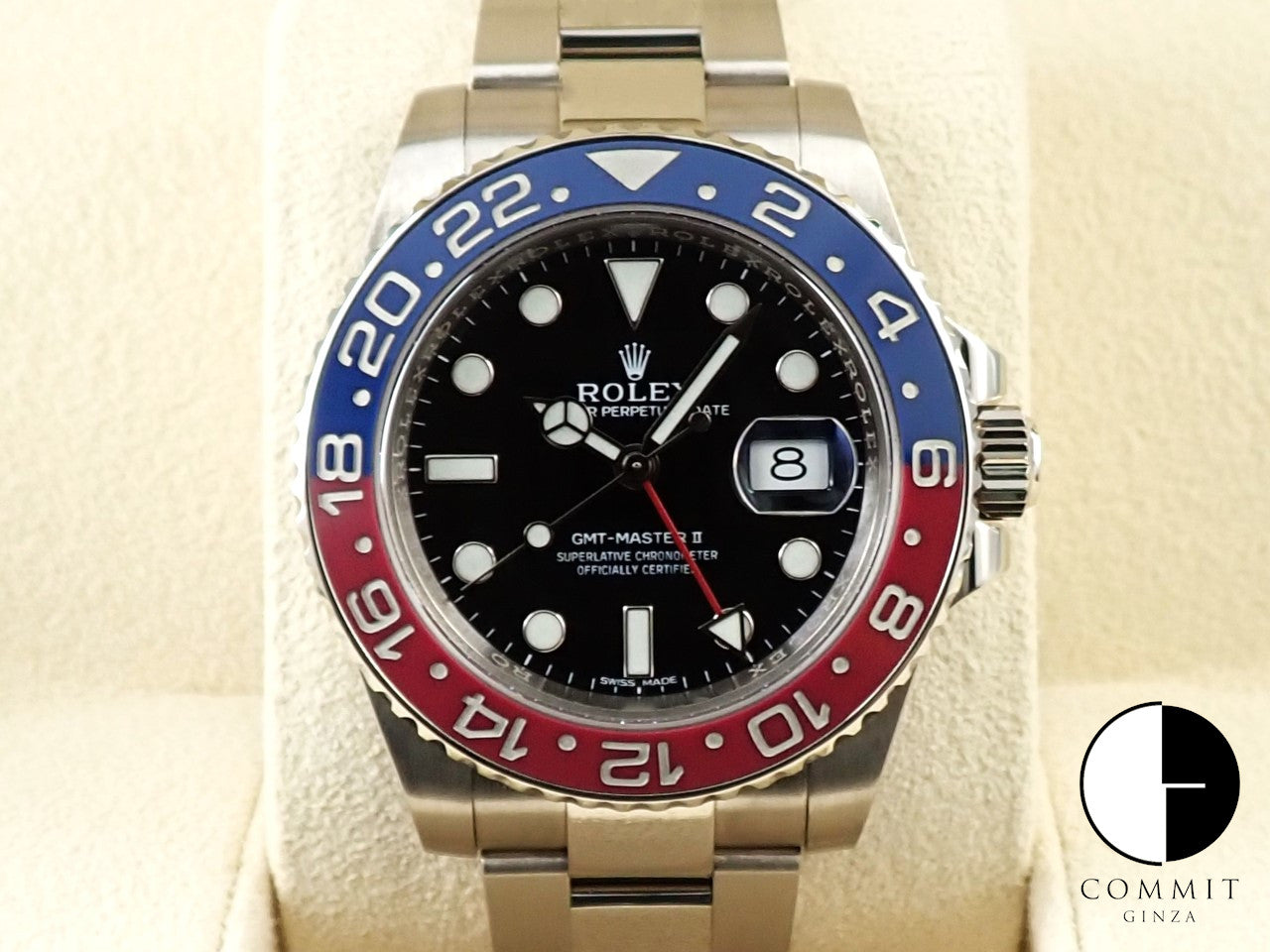 Rolex GMT Master II Ref.116719BLRO 18KWG Black Dial