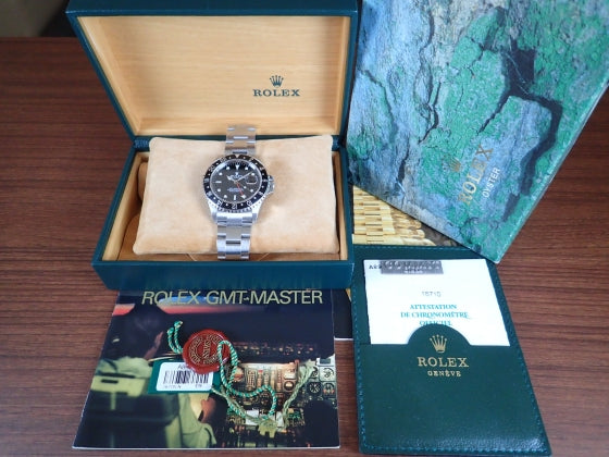 Rolex GMT Master II Black Bezel A Ref.16710