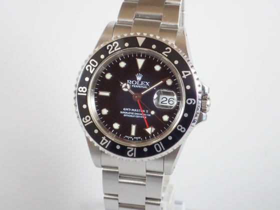 Rolex GMT Master II Black Bezel A Ref.16710