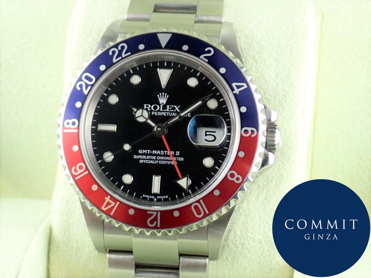 Rolex GMT Master II Red and Blue Bezel D Series