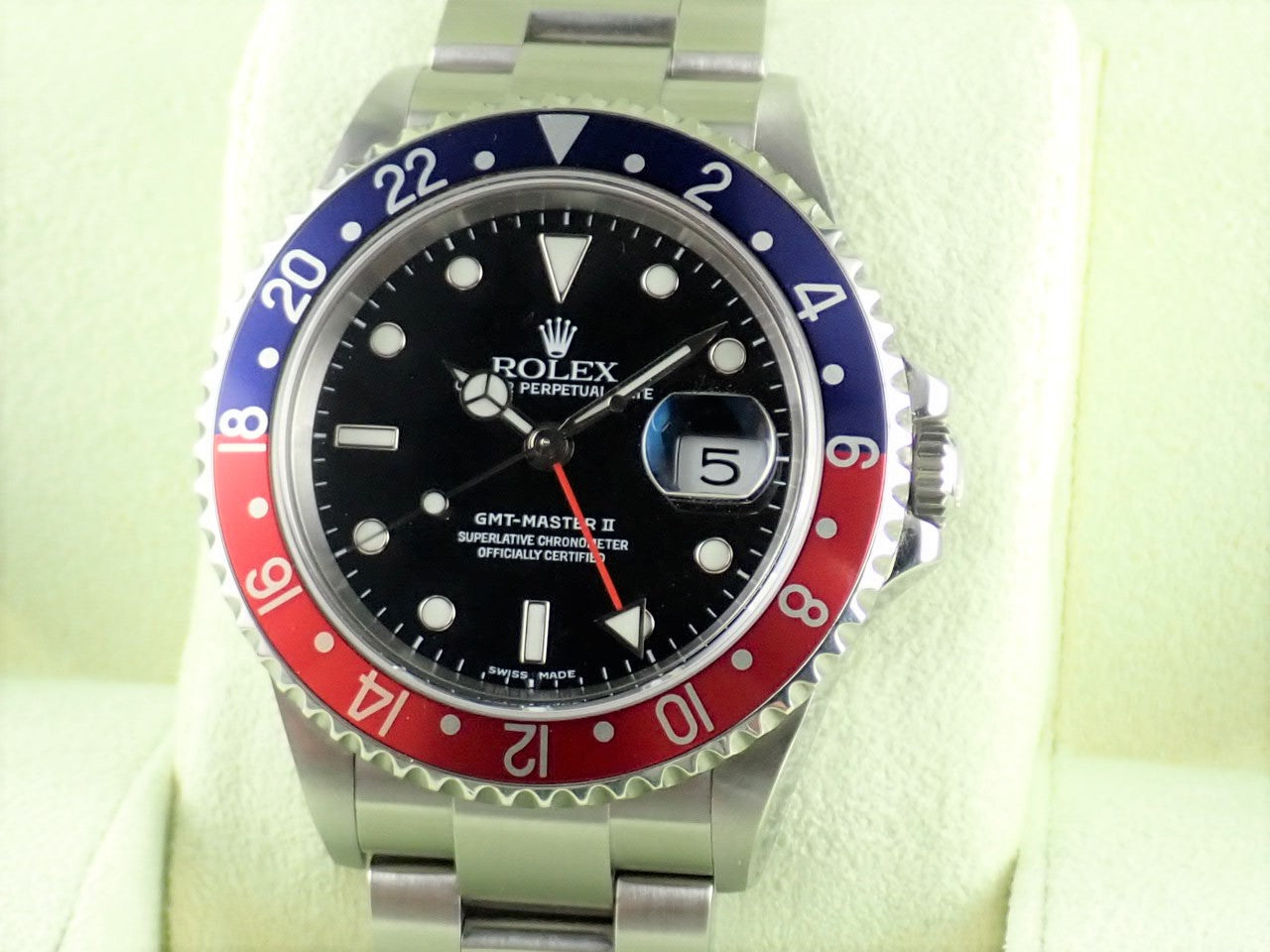 Rolex GMT Master II Red and Blue Bezel D Series