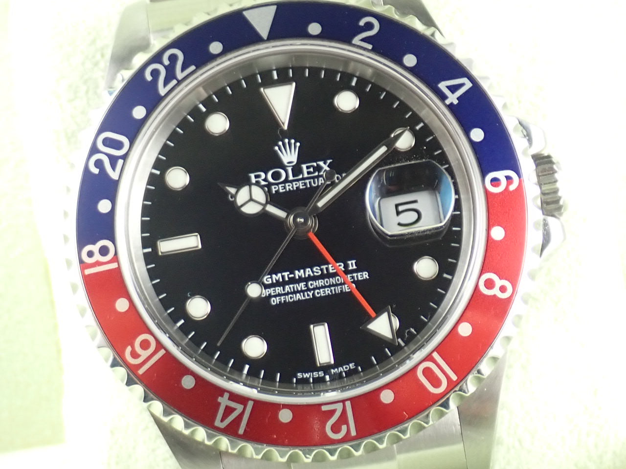 Rolex GMT Master II Red and Blue Bezel D Series