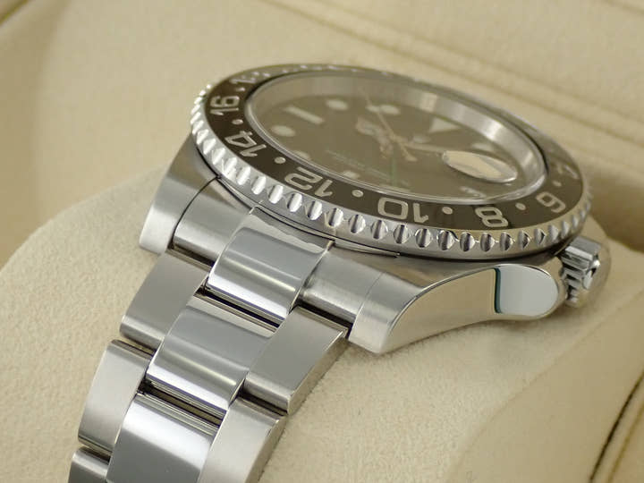 ロレックス GMTマスターII Ref.116710LN ステンレススチール ブラック文字盤 オイスターブレスレット