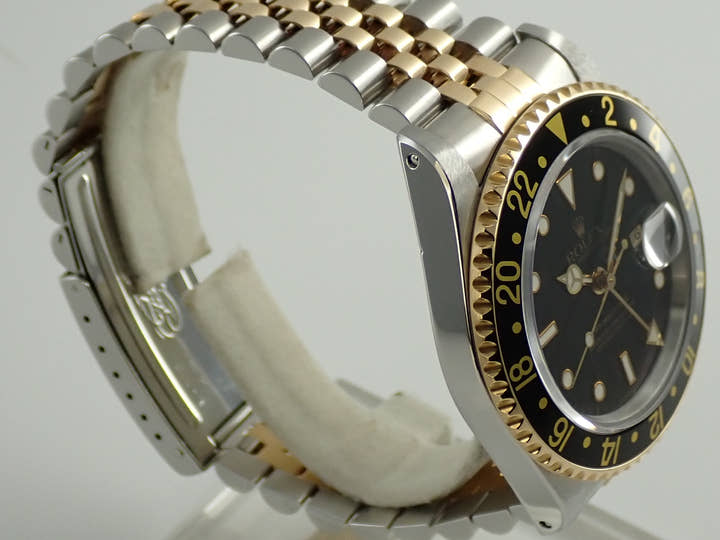 Rolex GMT-Master II Ref. 16713 Stainless Steel/Yellow Gold Black Dial