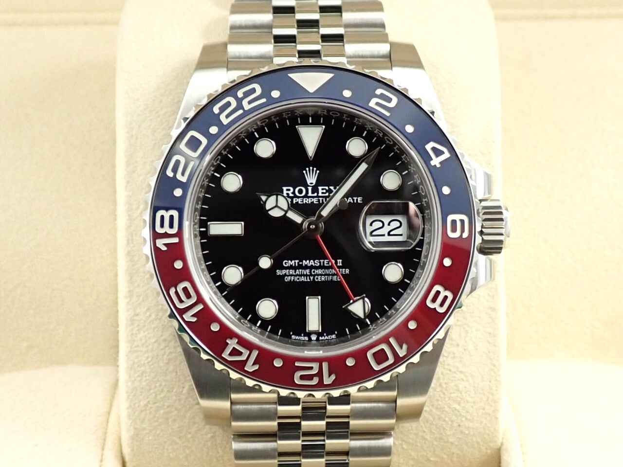 Rolex GMT Master II Ref.126710BLRO SS Black Dial