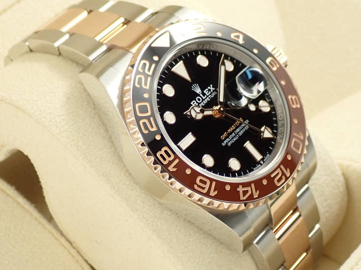 ロレックス GMTマスターII Ref.126711CHNR ステンレススチール/エバーローズゴールド ブラック文字盤 オイスターブレスレット オイスターブレスレット