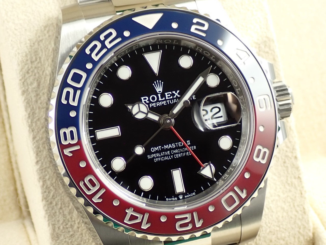 Rolex GMT Master II Ref.126710BLRO SS Black Dial