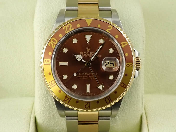 Rolex GMT-Master II Ref. 16713 Stainless Steel/Yellow Gold Black Dial