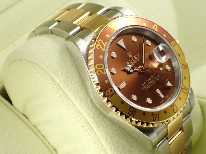 Rolex GMT-Master II Ref. 16713 Stainless Steel/Yellow Gold Black Dial