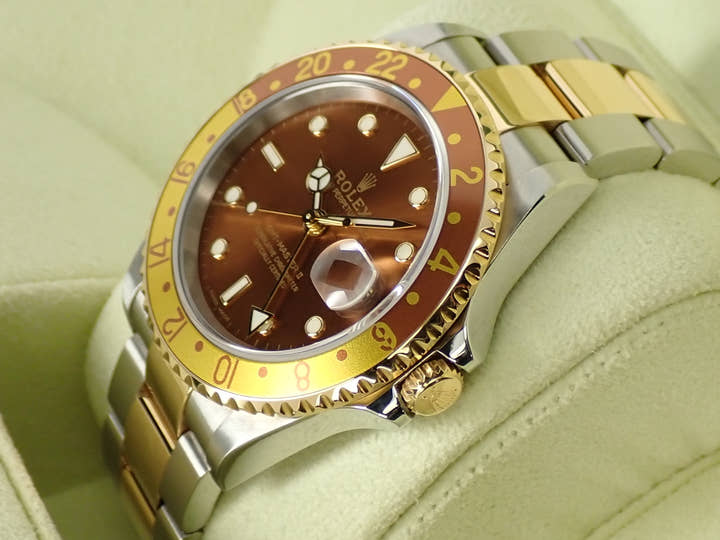 Rolex GMT-Master II Ref. 16713 Stainless Steel/Yellow Gold Black Dial