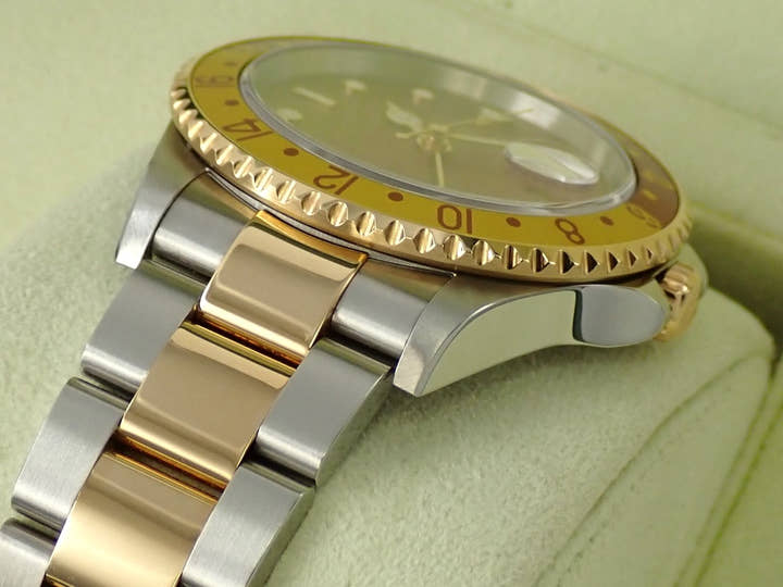 Rolex GMT-Master II Ref. 16713 Stainless Steel/Yellow Gold Black Dial