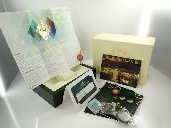 Rolex GMT-Master II Ref. 16713 Stainless Steel/Yellow Gold Black Dial