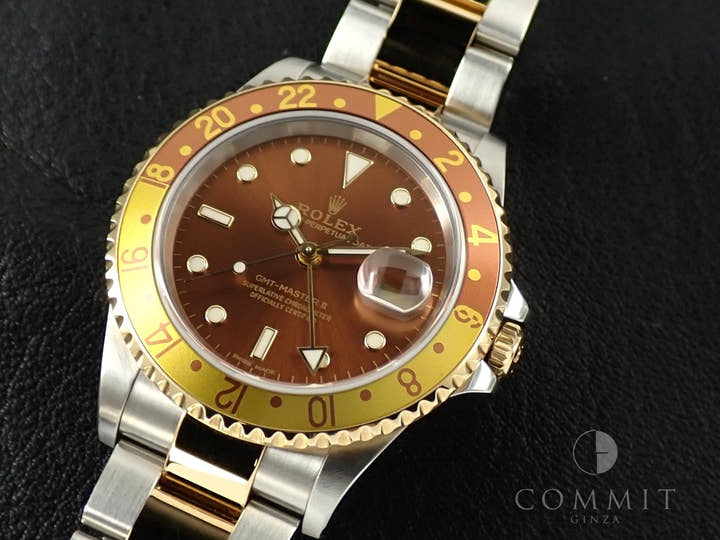 Rolex GMT-Master II Ref. 16713 Stainless Steel/Yellow Gold Black Dial