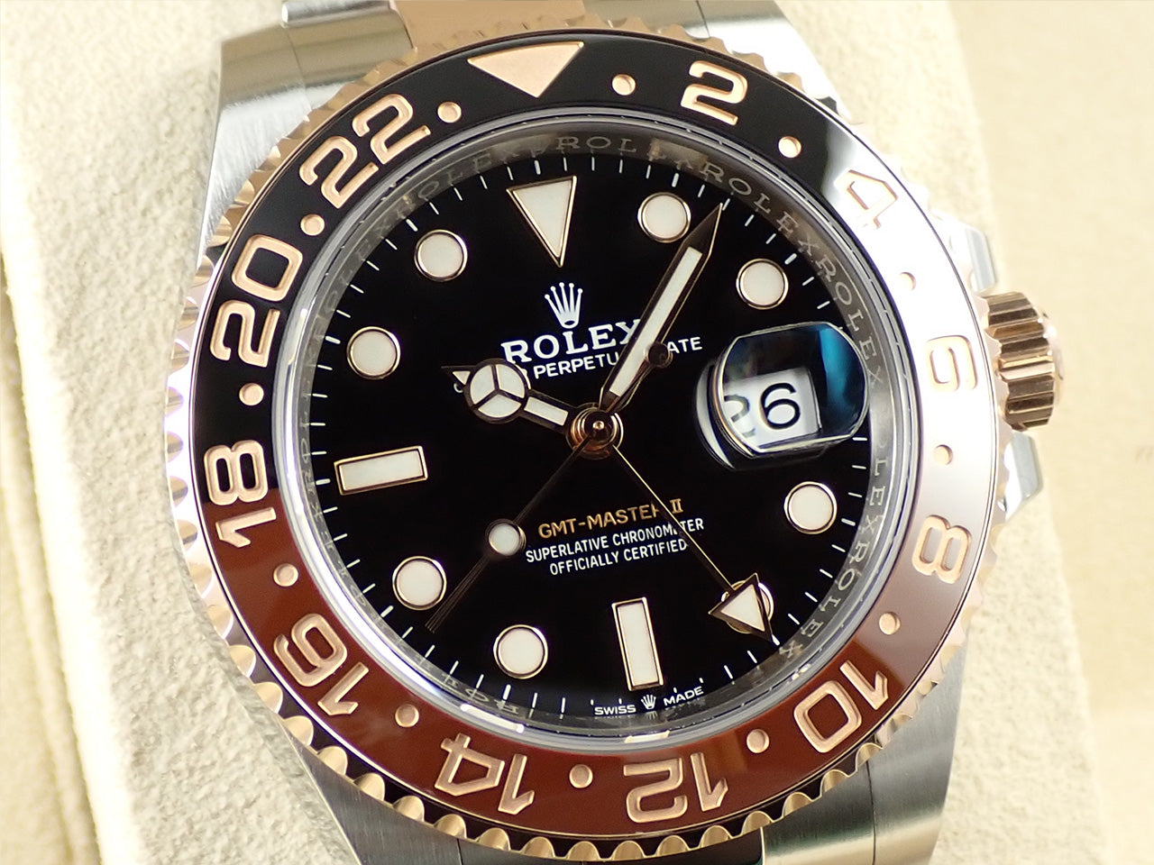 Rolex GMT Master II Ref.126711CHNR SS/ERG Black Dial