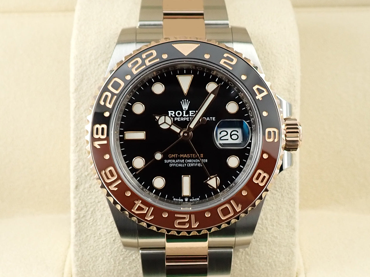 Rolex GMT Master II Ref.126711CHNR SS/ERG Black Dial