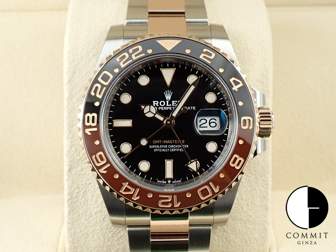 Rolex GMT Master II Ref.126711CHNR SS/ERG Black Dial