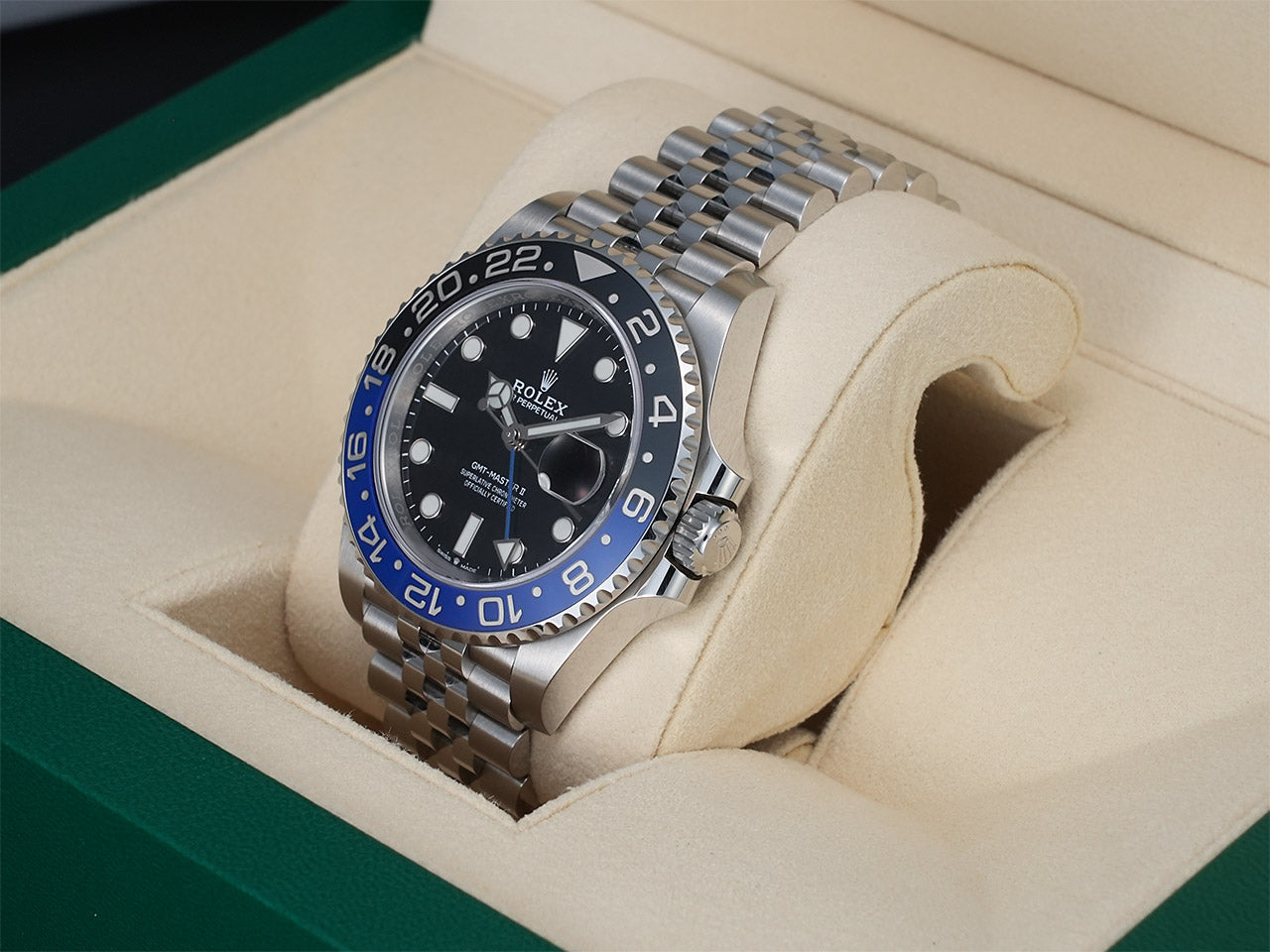 Rolex GMT Master II Ref.126710BLNR SS Black Dial