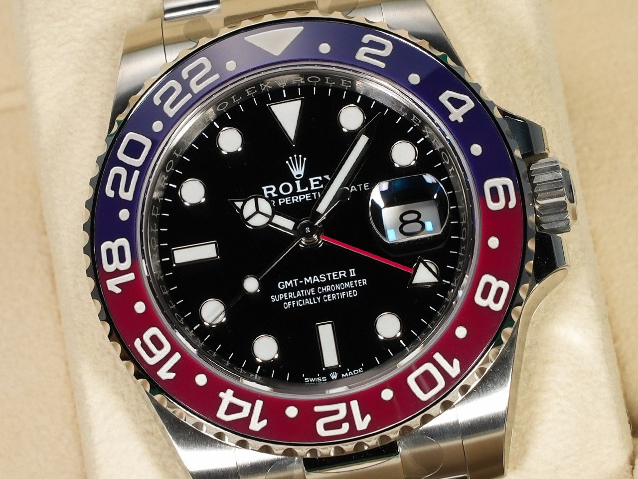 Rolex GMT Master II Ref.126710BLRO SS Black Dial