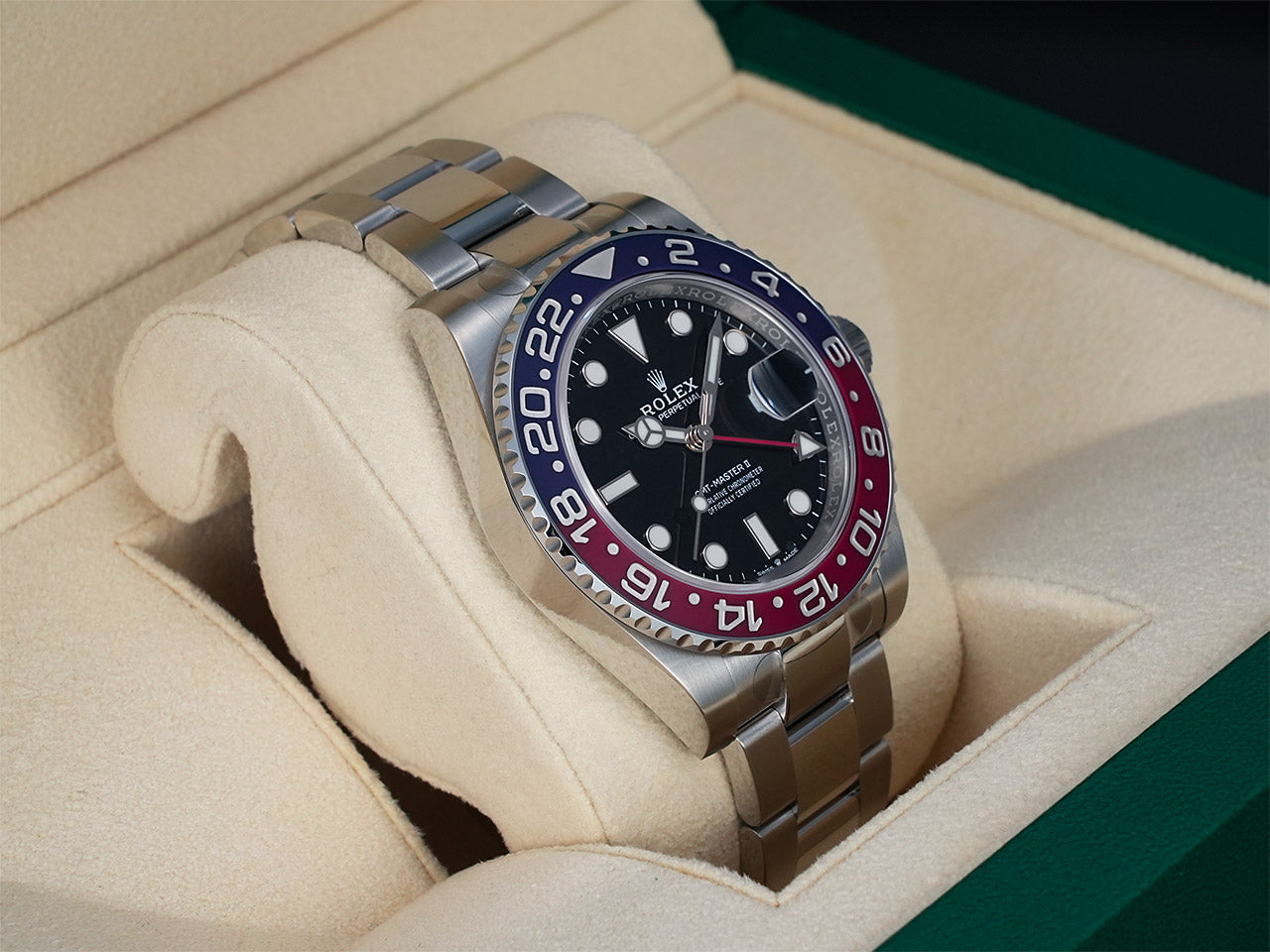 Rolex GMT Master II Ref.126710BLRO SS Black Dial