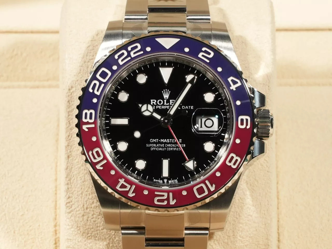 Rolex GMT Master II Ref.126710BLRO SS Black Dial