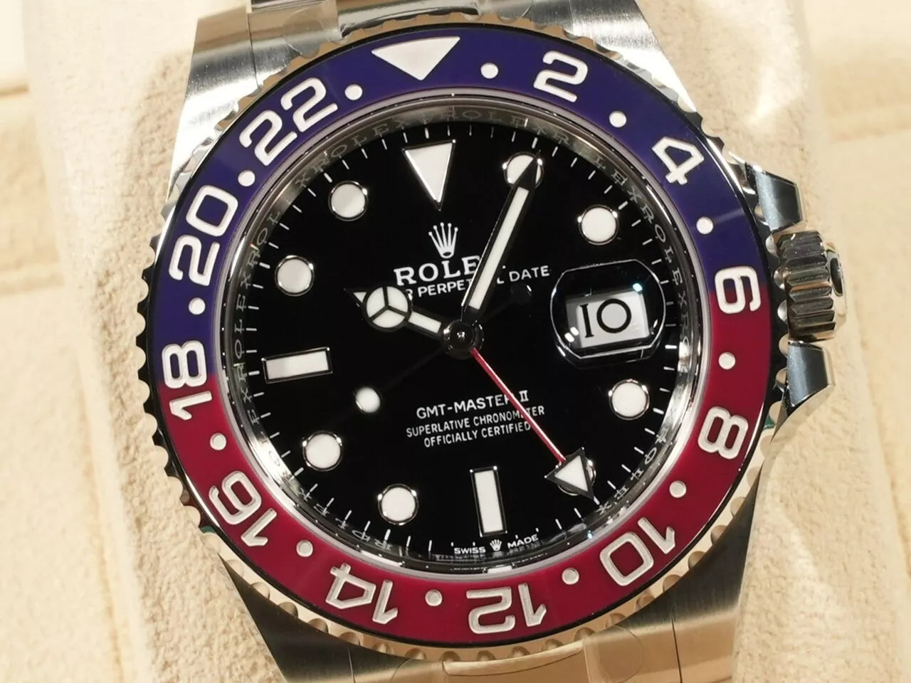 Rolex GMT Master II Ref.126710BLRO SS Black Dial