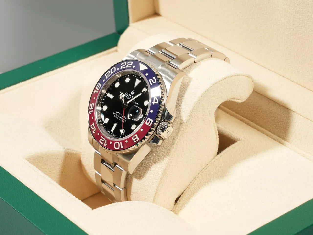 Rolex GMT Master II Ref.126710BLRO SS Black Dial