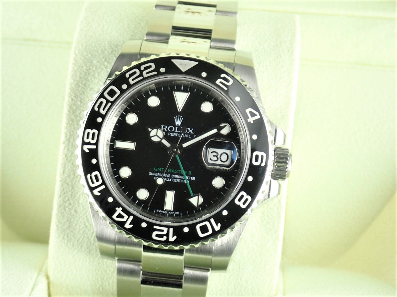 Rolex GMT Master II Black Bezel V Series &lt;Warranty, Box, etc.&gt;