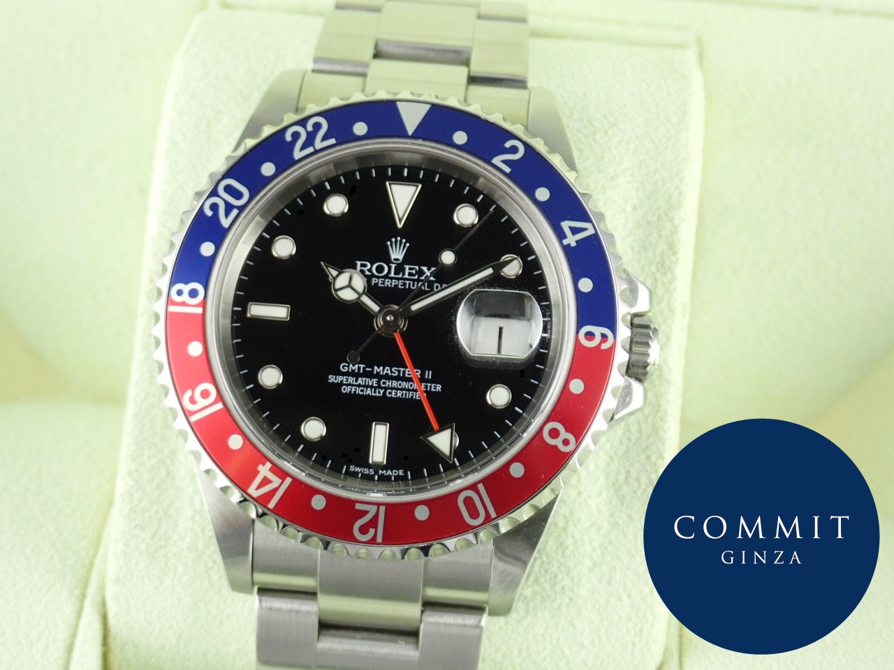 Rolex GMT Master II Red and Blue Bezel Z-series Stick Dial &lt;Warranty, Box, etc.&gt;