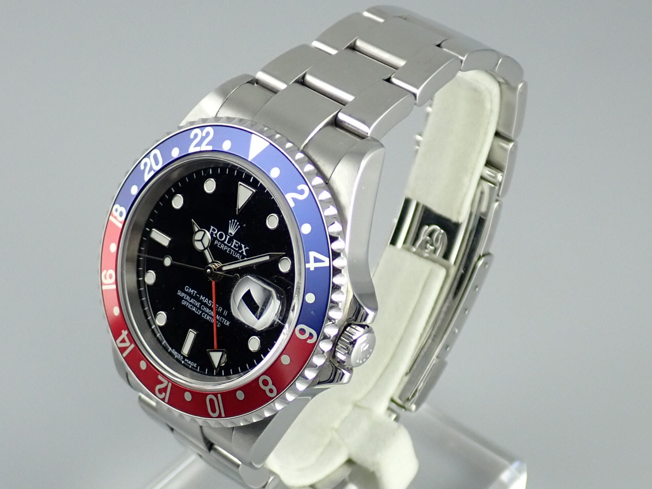 Rolex GMT Master II Red and Blue Bezel Z-series Stick Dial &lt;Warranty, Box, etc.&gt;