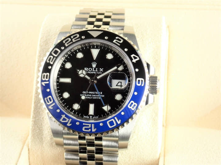 ロレックス GMTマスターII Ref.126710BLNR ブラック文字盤 未使用 gmt-master2-52 ジュビリーブレスレット