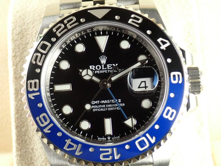 ロレックス GMTマスターII Ref.126710BLNR ブラック文字盤 未使用 gmt-master2-52 ジュビリーブレスレット