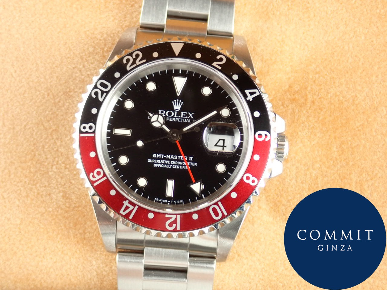 Rolex GMT Master II Red and Black Bezel S Series &lt;Warranty, Box, etc.&gt;