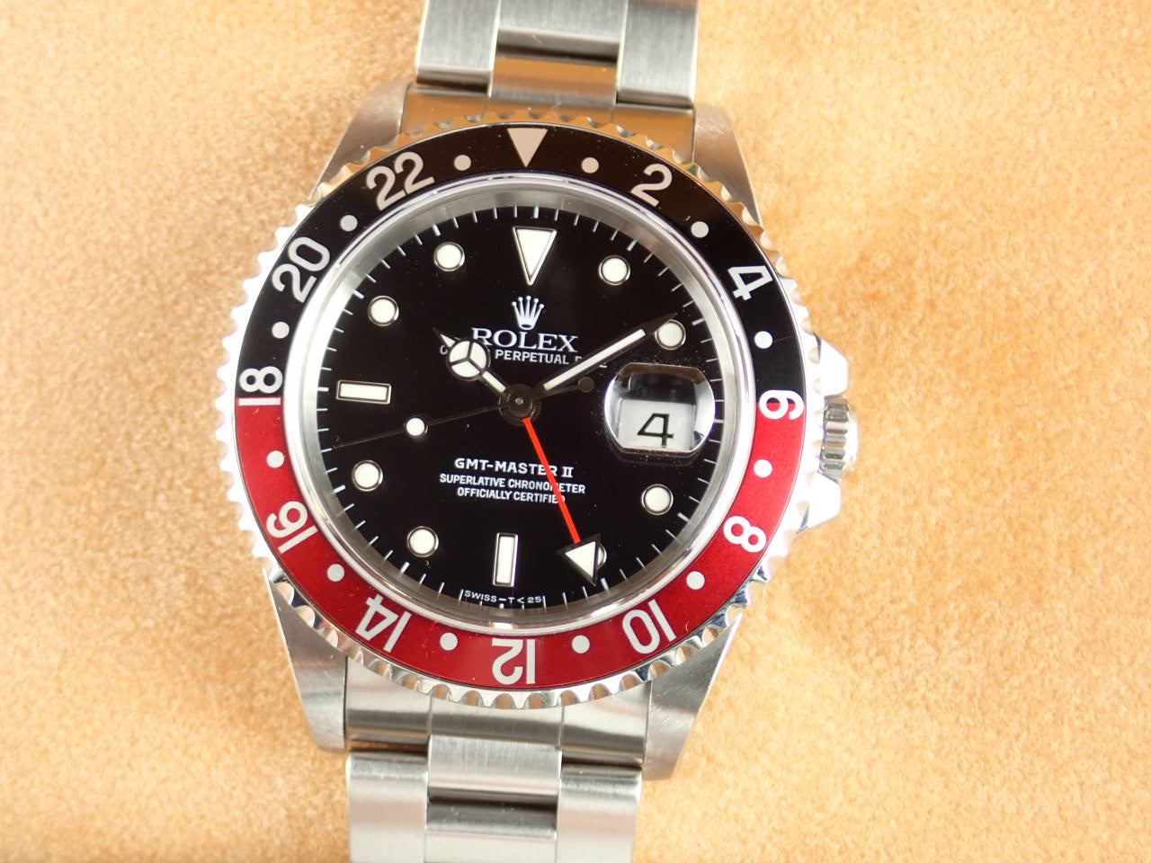 Rolex GMT Master II Red and Black Bezel S Series &lt;Warranty, Box, etc.&gt;