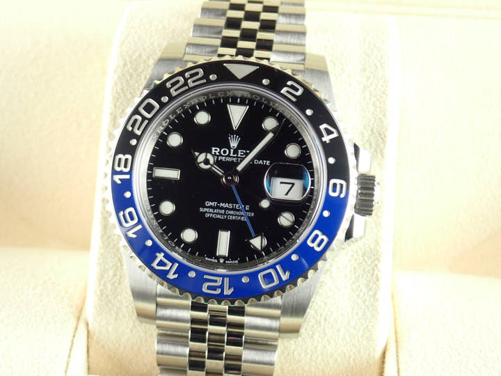 ロレックス GMTマスターII Ref.126710BLNR ブラック文字盤 未使用 gmt-master2-55 ジュビリーブレスレット