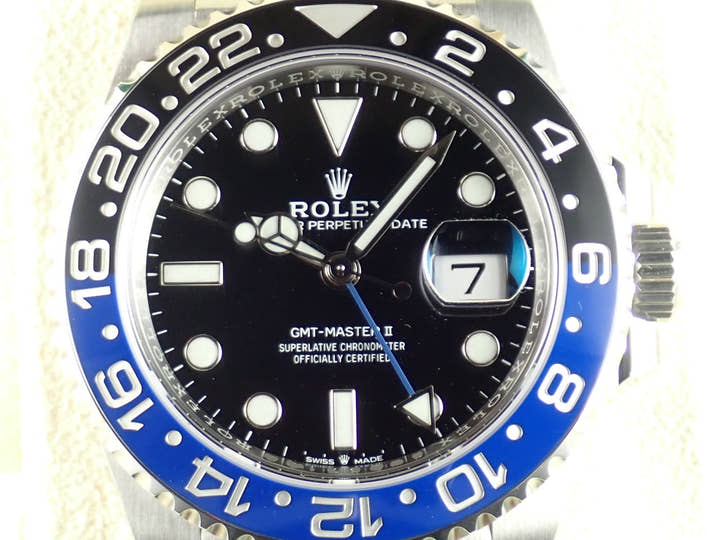 ロレックス GMTマスターII Ref.126710BLNR ブラック文字盤 未使用 gmt-master2-55 ジュビリーブレスレット