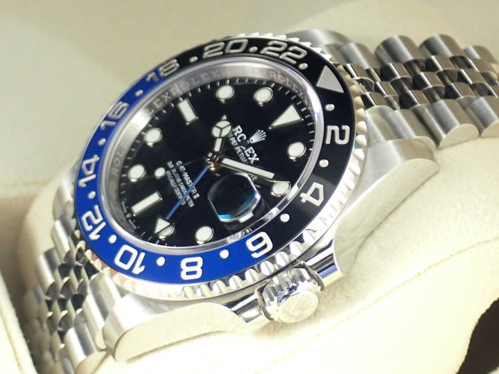 ロレックス GMTマスターII Ref.126710BLNR ブラック文字盤 未使用 gmt-master2-55 ジュビリーブレスレット