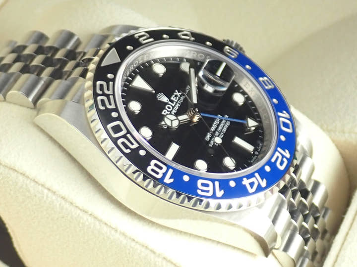 ロレックス GMTマスターII Ref.126710BLNR ブラック文字盤 未使用 gmt-master2-55 ジュビリーブレスレット