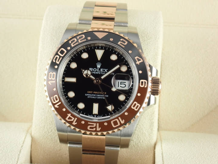 ロレックス GMTマスターII Ref.126711CHNR ブラック文字盤 未使用 gmt-master2-59 オイスターブレスレット オイスターブレスレット