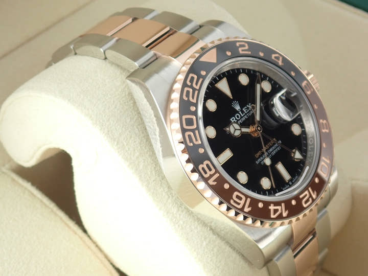 ロレックス GMTマスターII Ref.126711CHNR ブラック文字盤 未使用 gmt-master2-59 オイスターブレスレット オイスターブレスレット