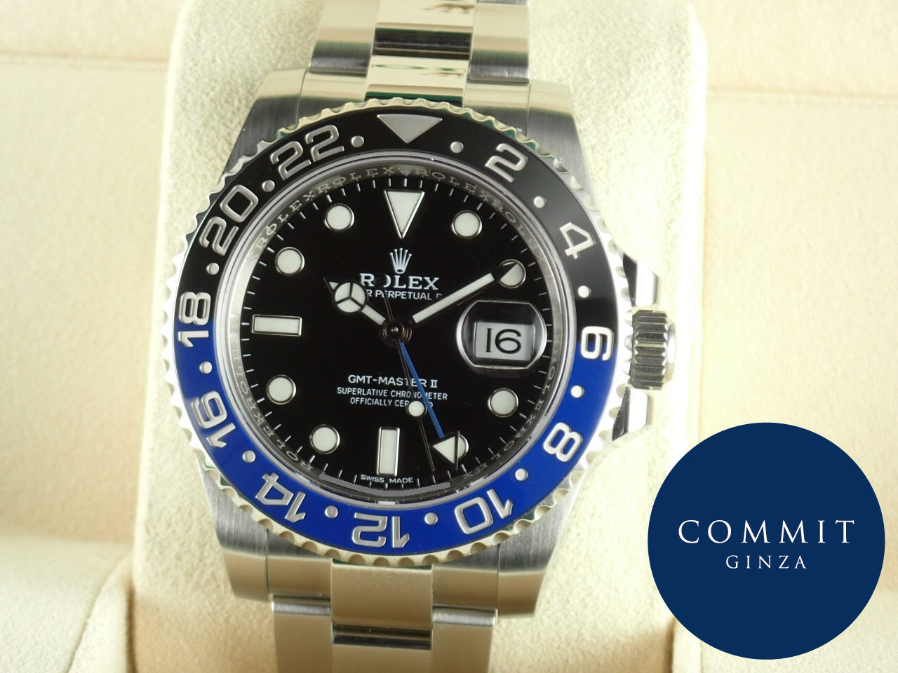 Rolex GMT Master II Blue and Black Bezel &lt;Warranty, Box, etc.&gt;