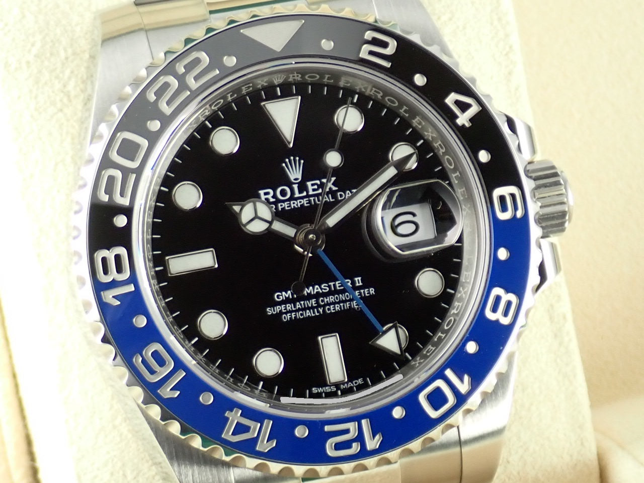 Rolex GMT Master II Blue and Black Bezel &lt;Warranty, Box, etc.&gt;