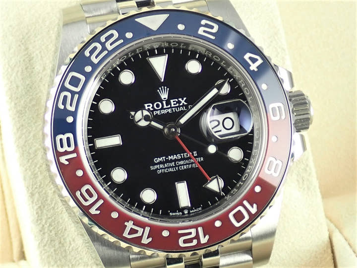 ロレックス GMTマスターII Ref.126710BLRO ブラック文字盤 未使用 gmt-master2-63 ジュビリーブレスレット