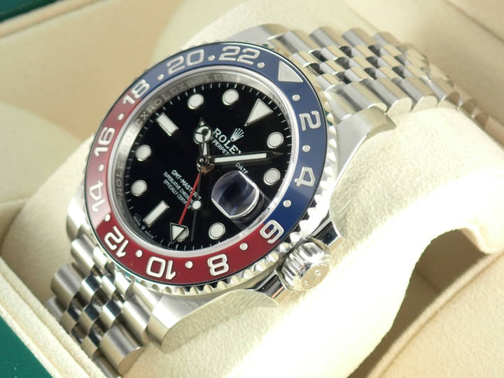 ロレックス GMTマスターII Ref.126710BLRO ブラック文字盤 未使用 gmt-master2-63 ジュビリーブレスレット