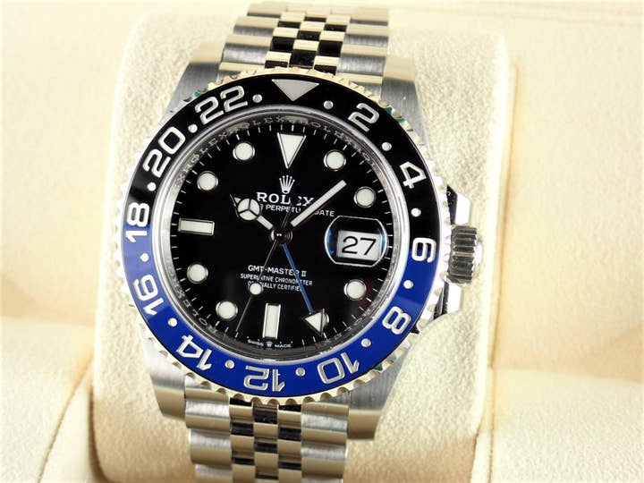 ロレックス GMTマスターII Ref.126710BLNR ブラック文字盤 未使用 gmt-master2-66 ジュビリーブレスレット