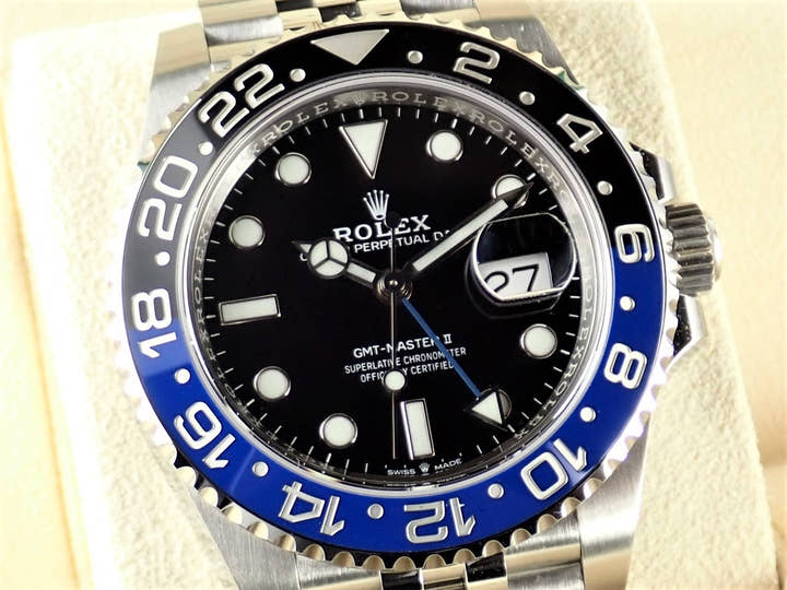 ロレックス GMTマスターII Ref.126710BLNR ブラック文字盤 未使用 gmt-master2-66 ジュビリーブレスレット