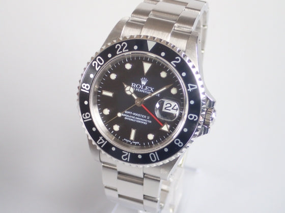 Rolex GMT Master II Black Bezel Y Serial Ref.16710