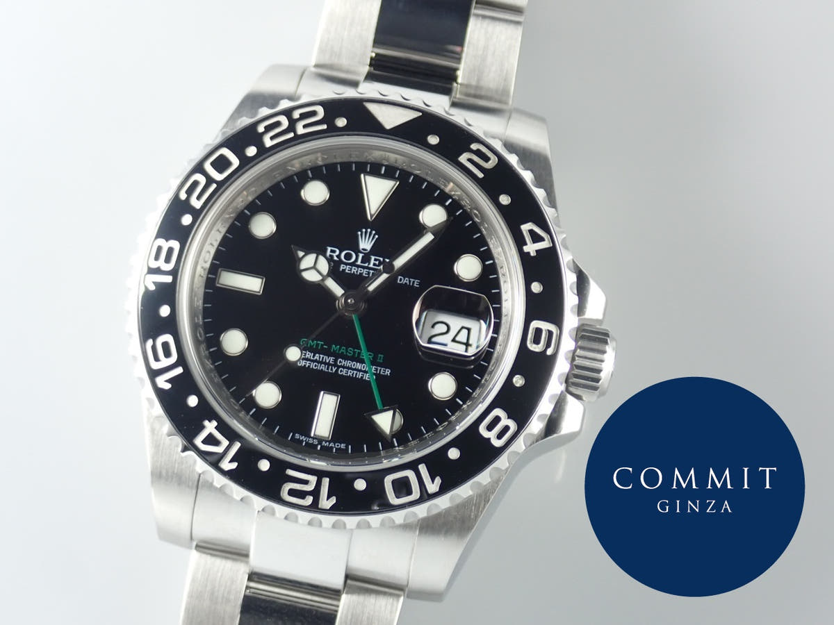 Rolex GMT Master II Ref.116710LN Black Dial Used gmt-master2-70